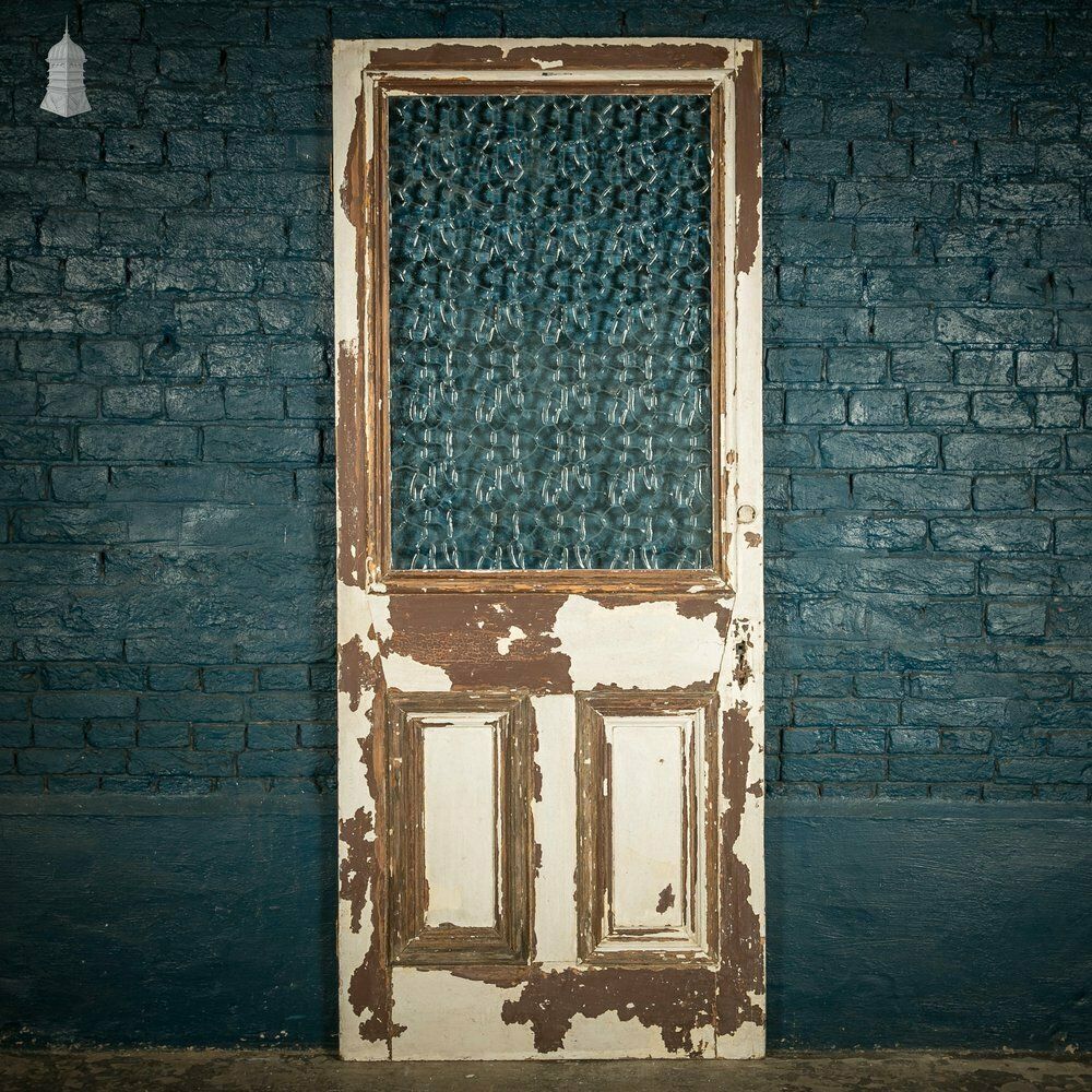 Half Glazed Door, Moulded 3 Panel With Textured Glazing photo furniture