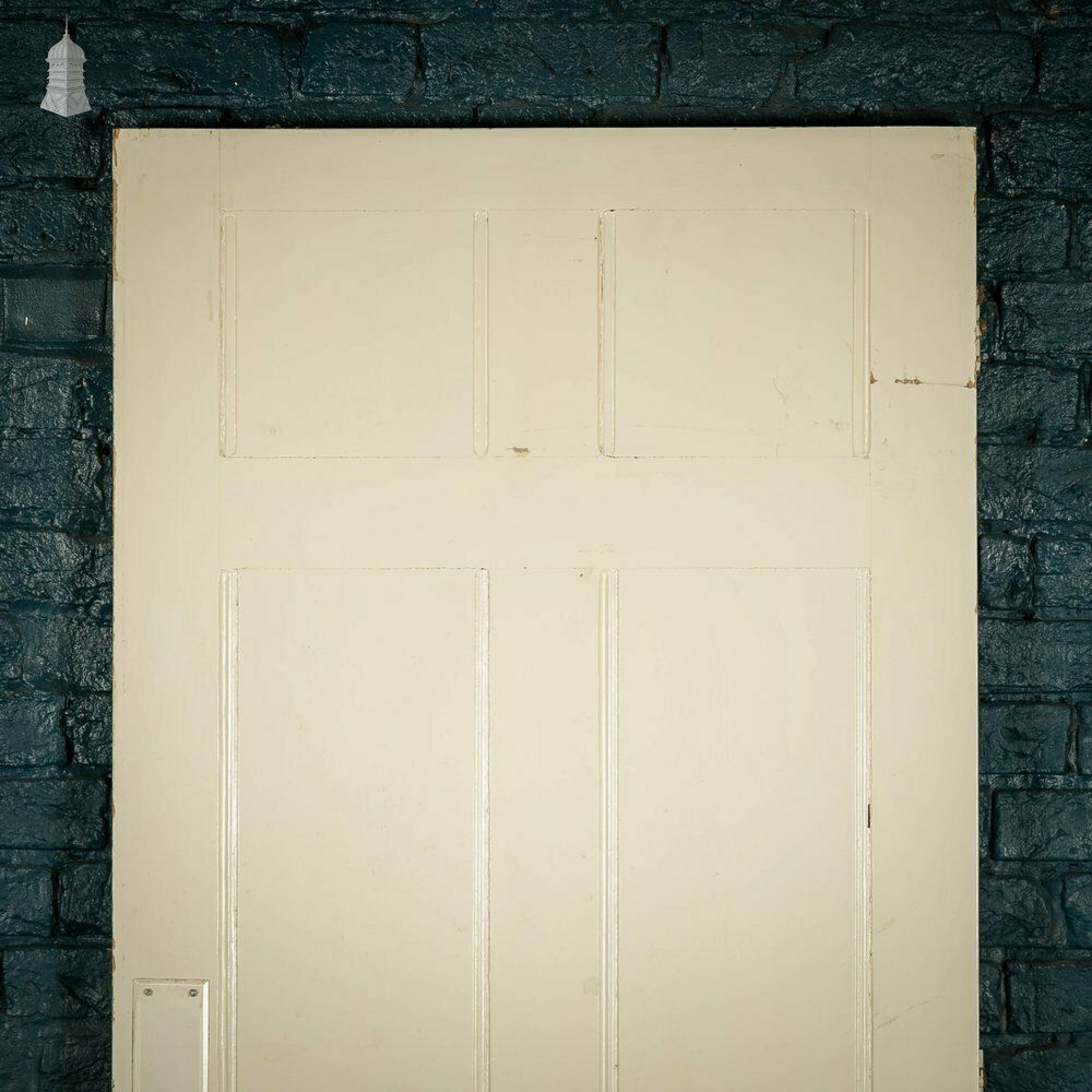 360.0 Six Panel Door, Moulded White Painted Pine photo
