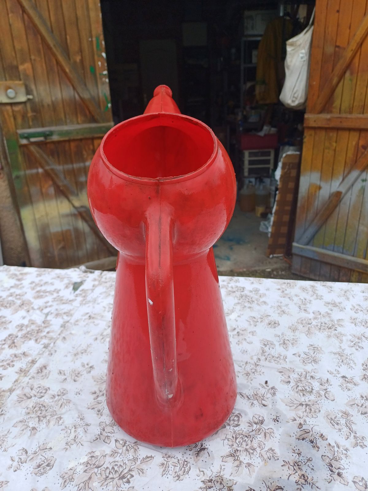 Motul Oil Jug Pitcher, 1950s, Plastic photo Home Decor