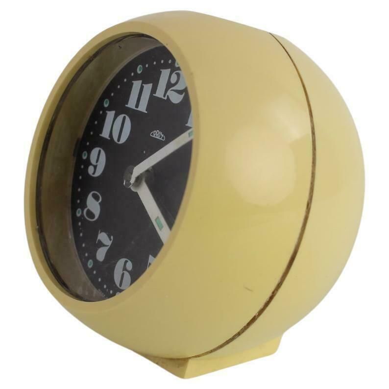 Winding Alarm Clock By Prim, Czechoslovakia, "Space Age" 1960s