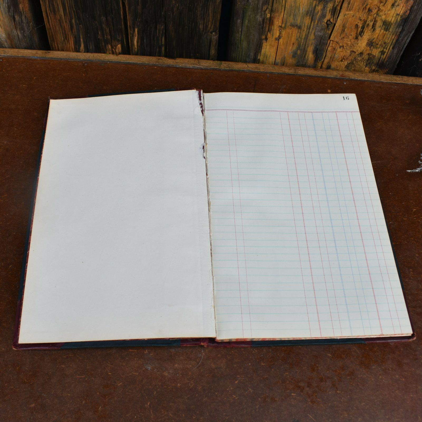 Antique John Dickinson Lion Brand England Cash Ledger Leather Bound Book Prop photo buy