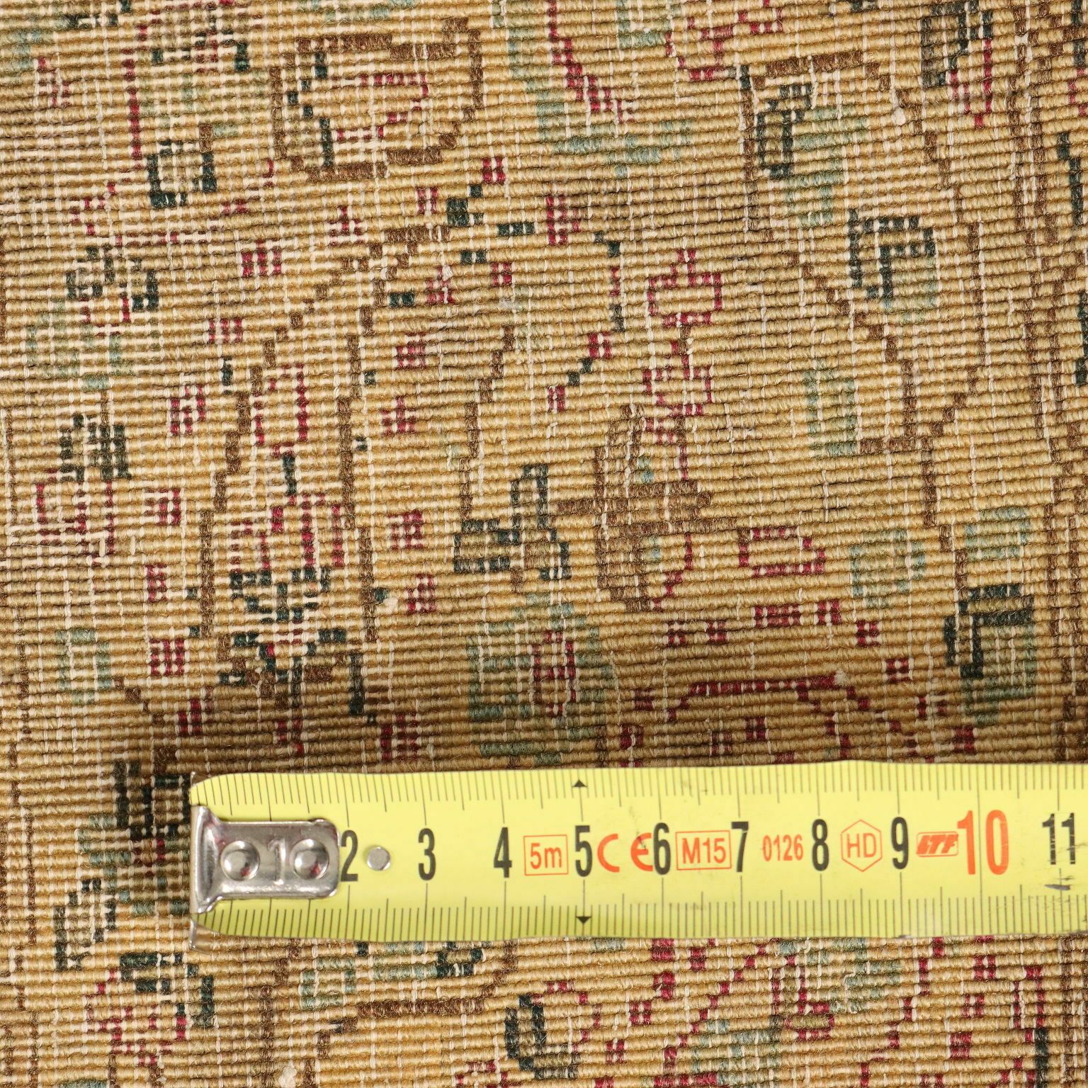 photo buy Vintage Carpet Cotton Wool Thin Knot Turkey 94 X 54 In