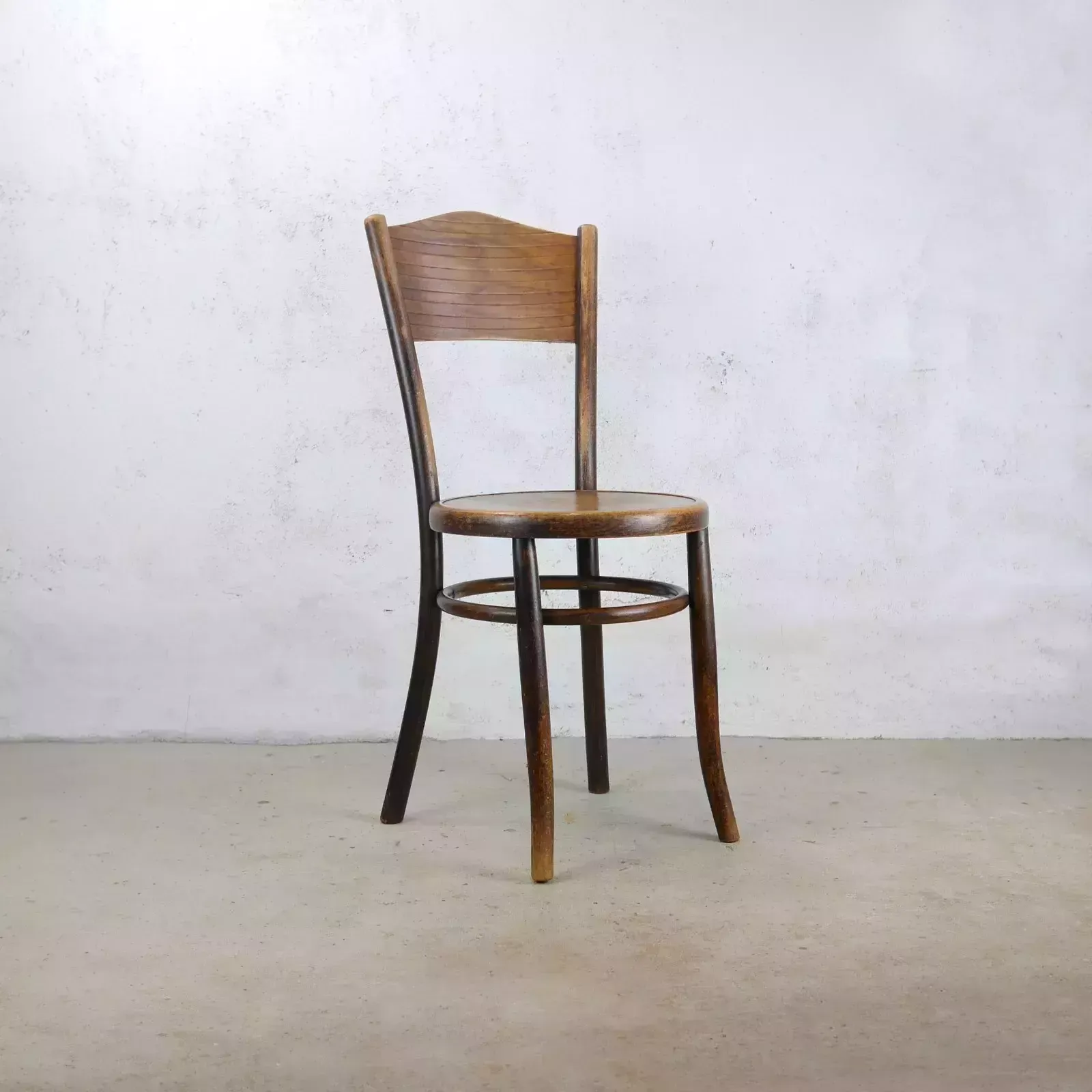 Pair Antique Fischel Bentwood Bistro Chairs 1920s Thonet Vintage photo Furniture