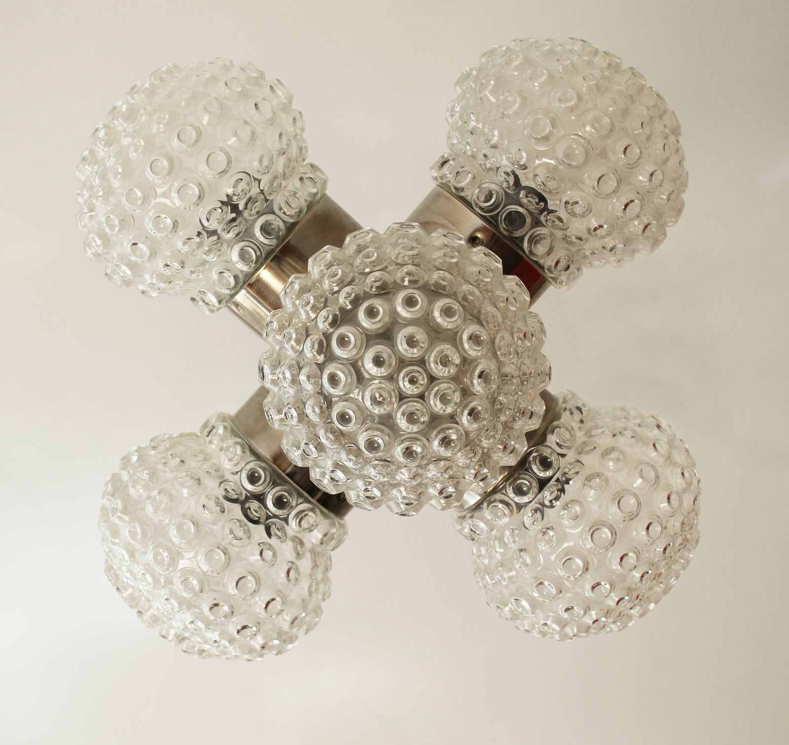 1970's Ceiling Lamp By Miroslav Cermak For Kamenicky Senov Factory photo vintage