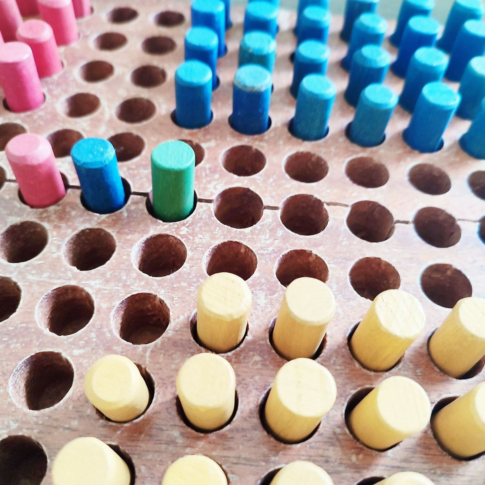1920's Vintage Board Game   Check Fives   Tsl   Wooden Board & Pegs Classic Parlour Family Game   5 In A Row, Noughts N Crosses, Spoil Five photo 110.0