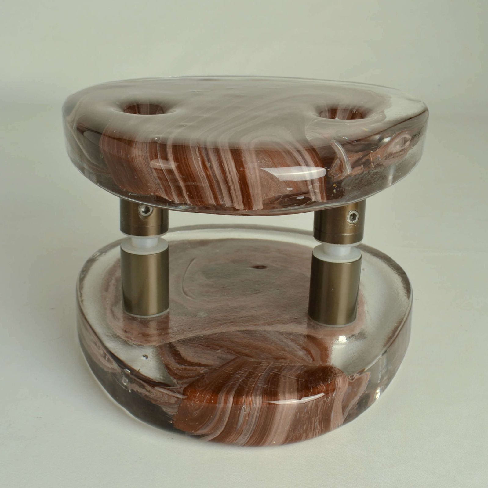 photo furniture Architectural Pairs Of Pink Glass Push Pull Double Door Handles