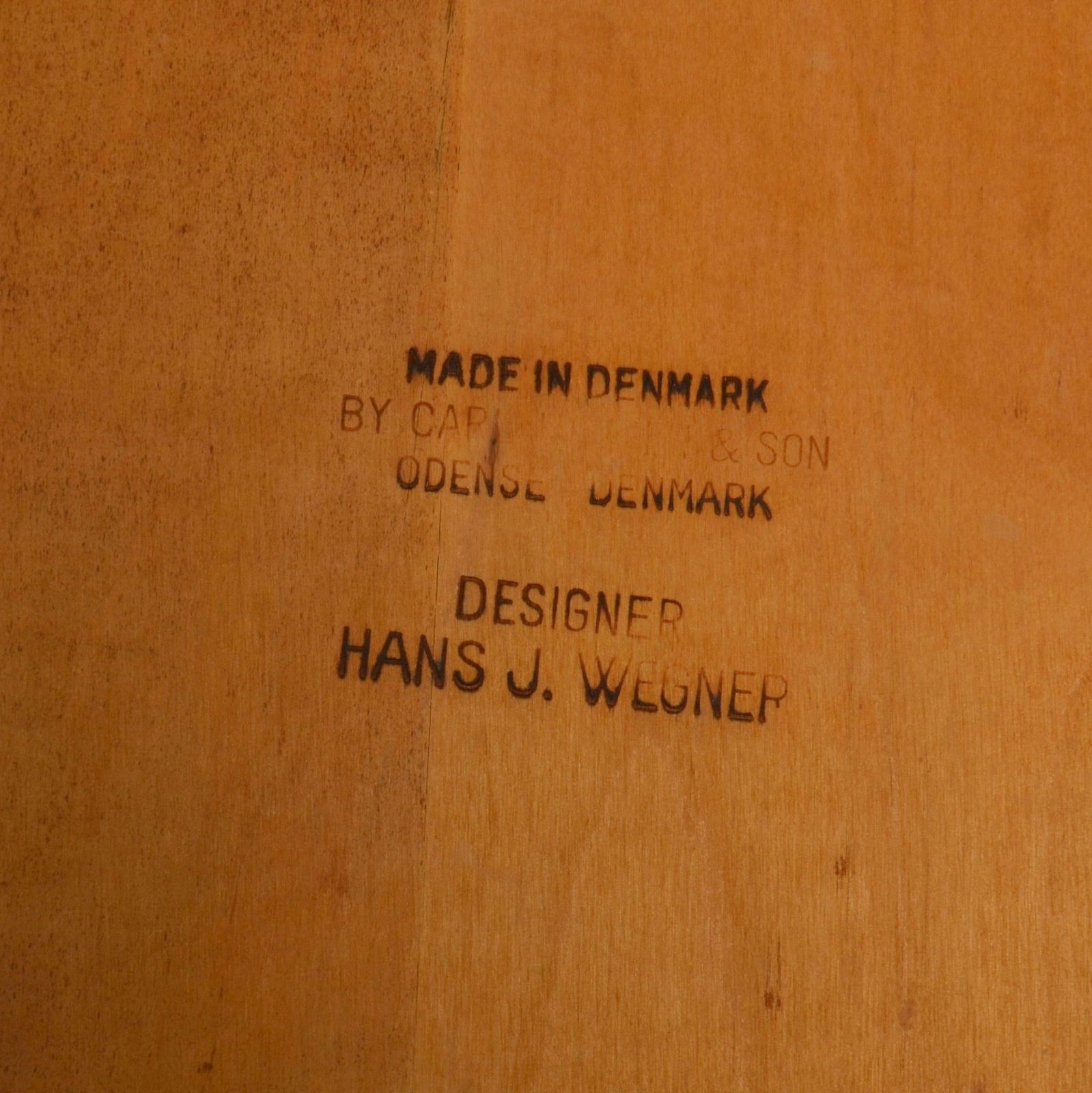 photo for sale Set Of Four Hans Wegner Dining Chairs Ch30 For Carl Hansen & Søn
