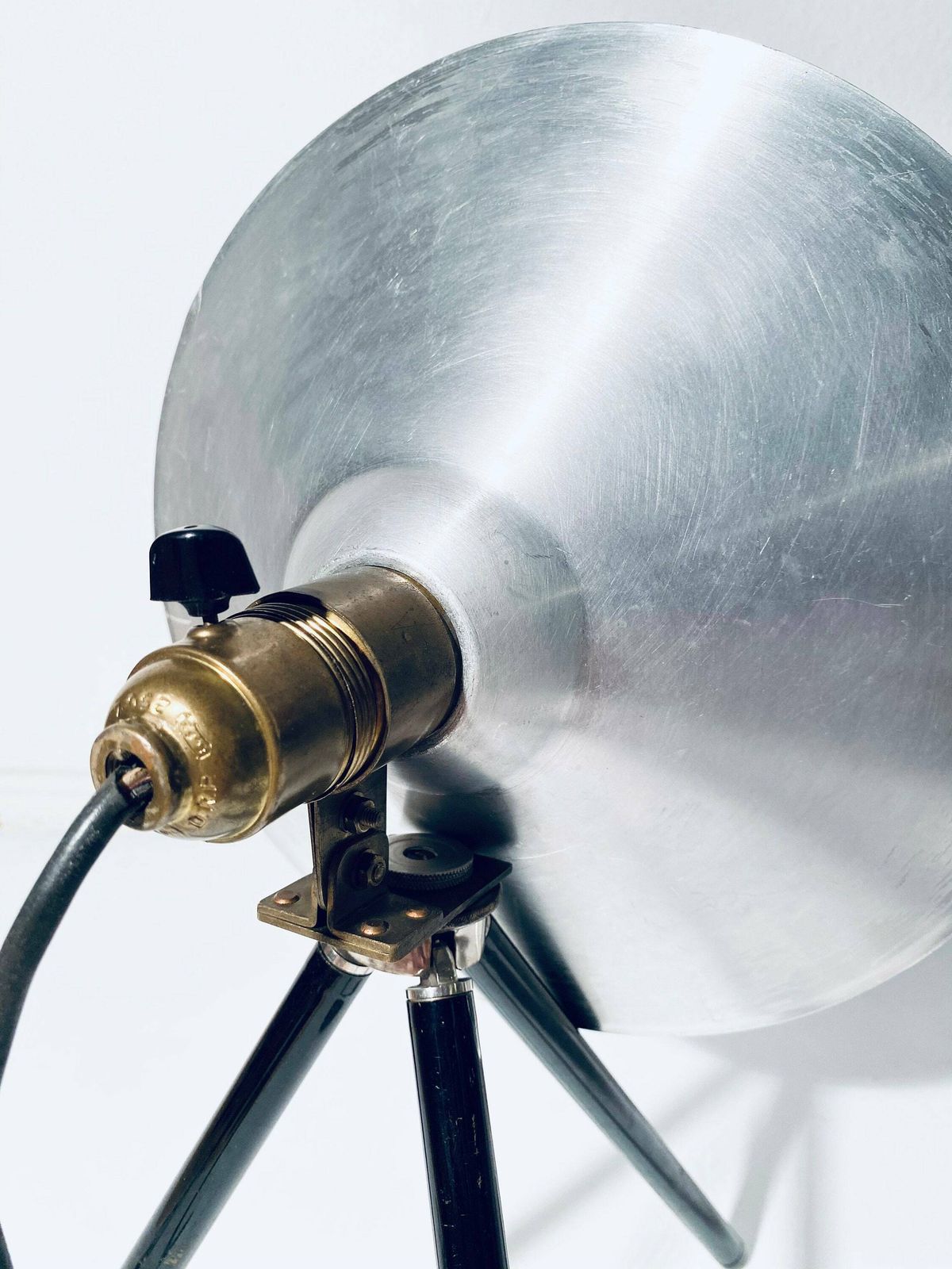 Extravagant Vintage Camera Tripod Floor Lamp / Industrial Decor photo buy