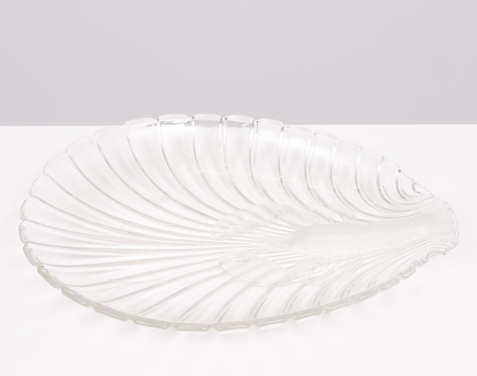 Grote Walther Glas Lobster Dish – Kristal photo for sale