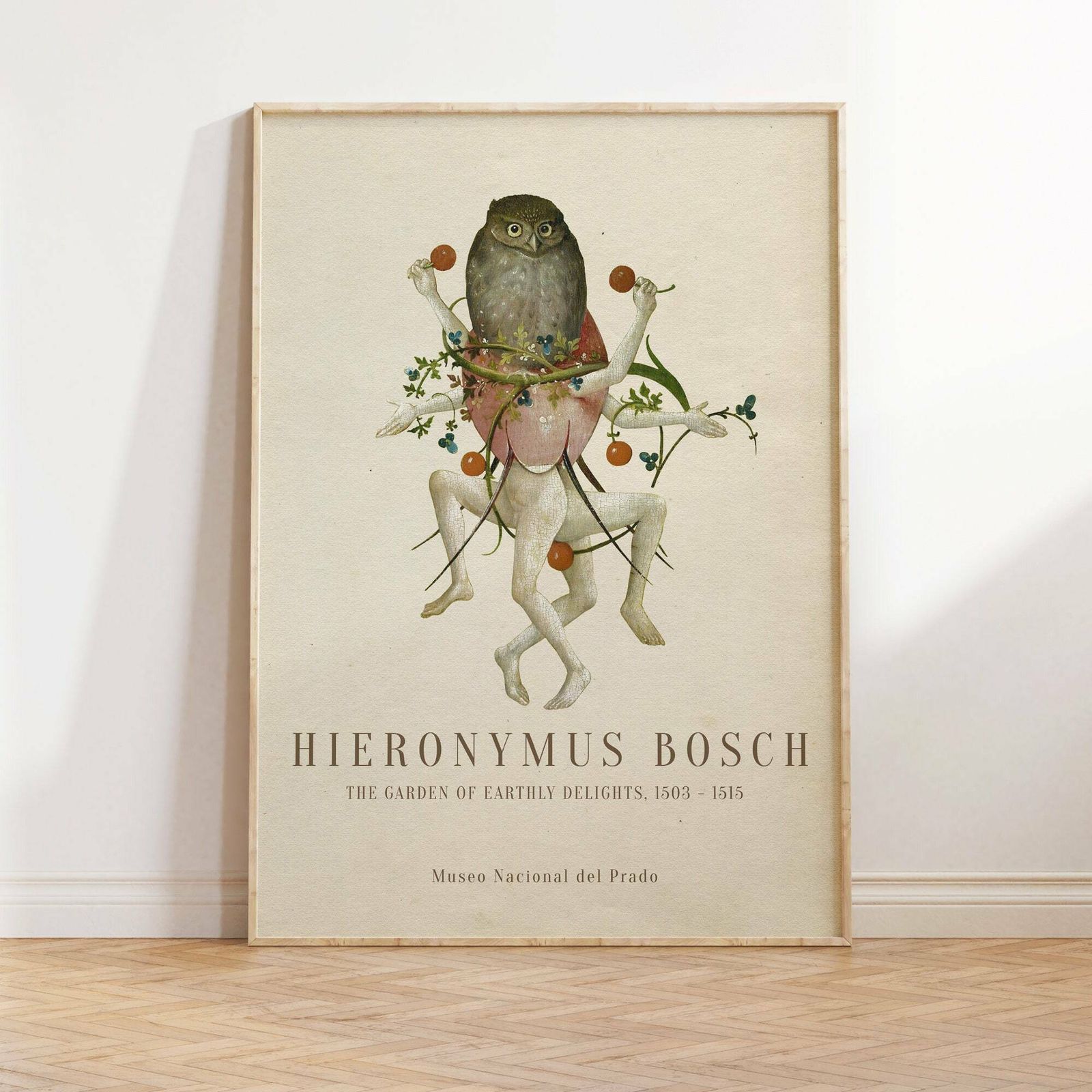 Set Of 3 Hieronymus Bosch Prints, The Garden Of Earthly Delights, Fine Art Prints, Museum Posters photo for sale
