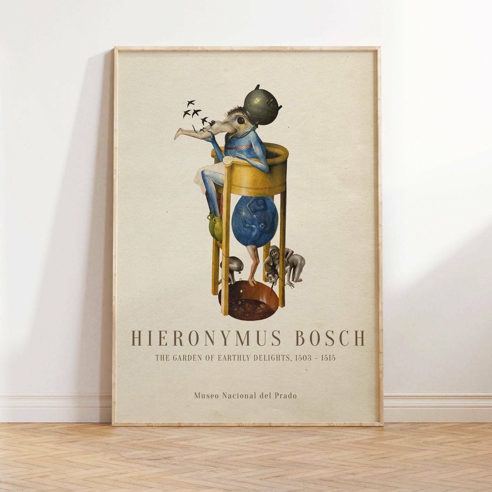 Set Van 3 Hieronymus Bosch Prints, The Garden Of Earthly Delights, Fine Art Prints, Museumposters photo Kunst