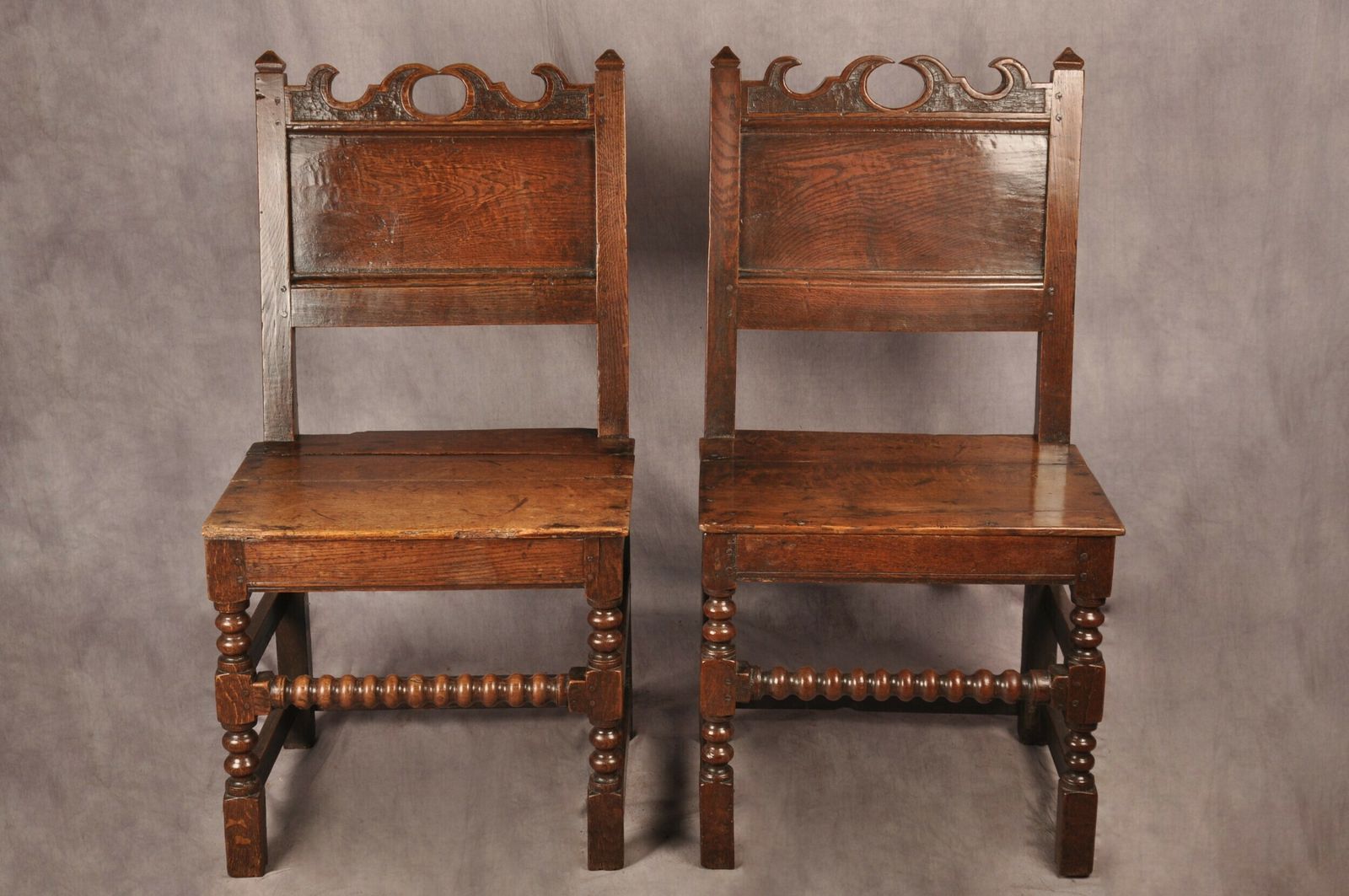 Pair Of 17th Century Lancashire Chairs photo furniture