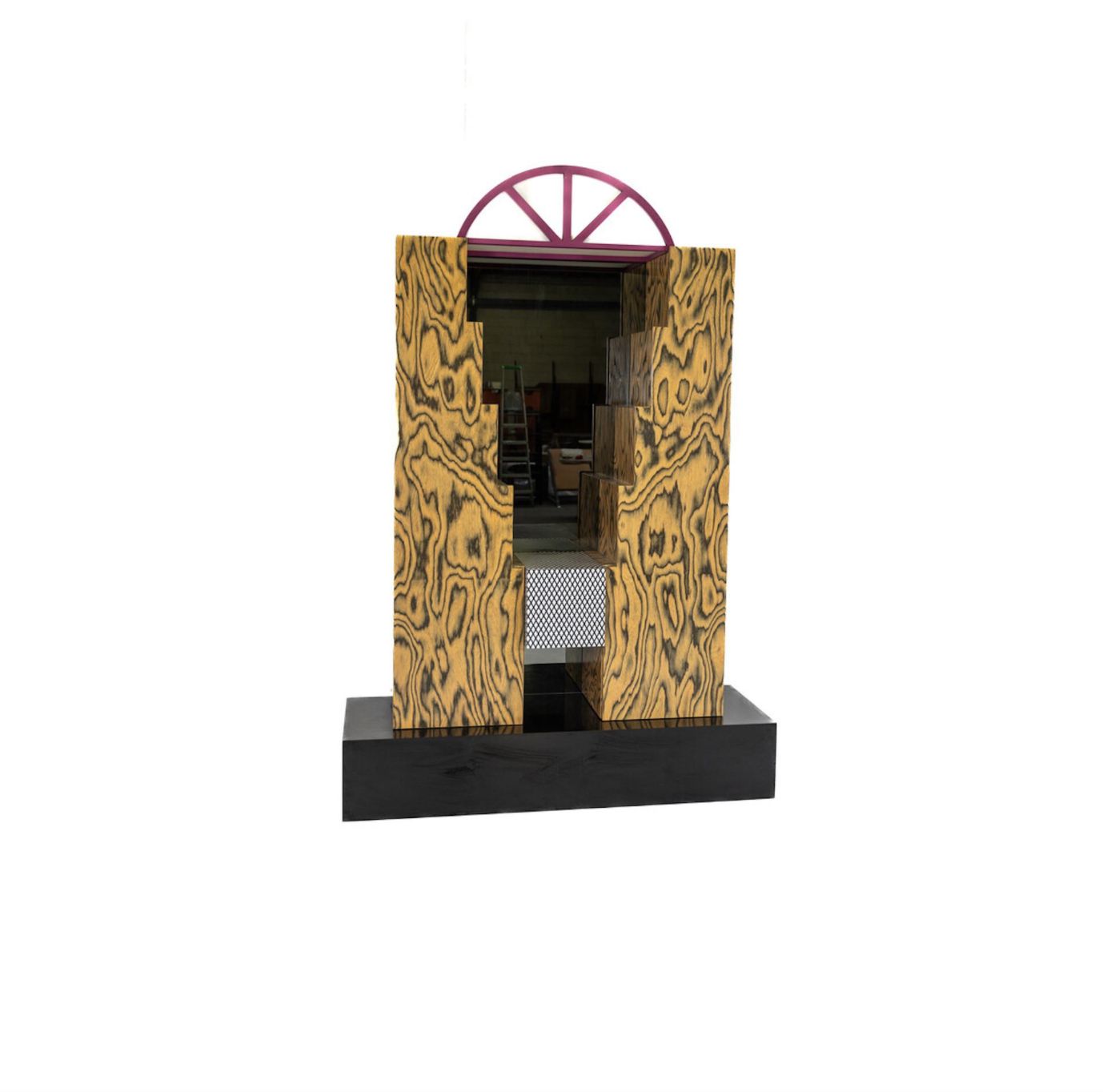Storage Unit With Light And Mirror By Studio Mundici For Area Casa, 1980s photo for sale