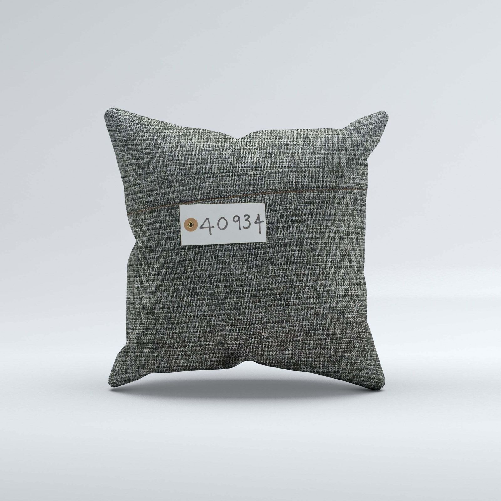 Carpet Cushion Cover, Pillow Case 40x40 Cm Turkish Kilim, Handmade photo Textiles