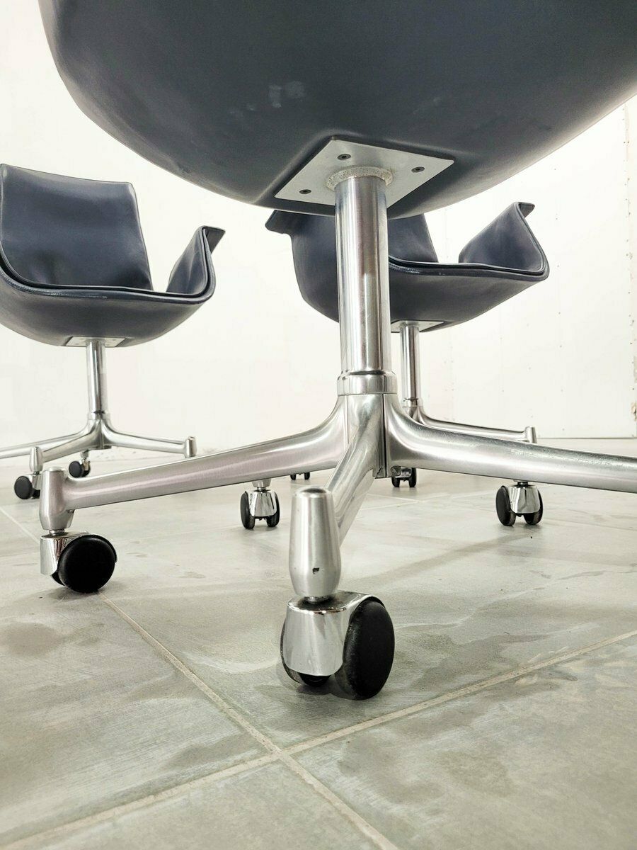 Furniture Fk 6727 Tulip Office Chair Attributed To Fabricius & Kastholm For Kill International, 1960s photo