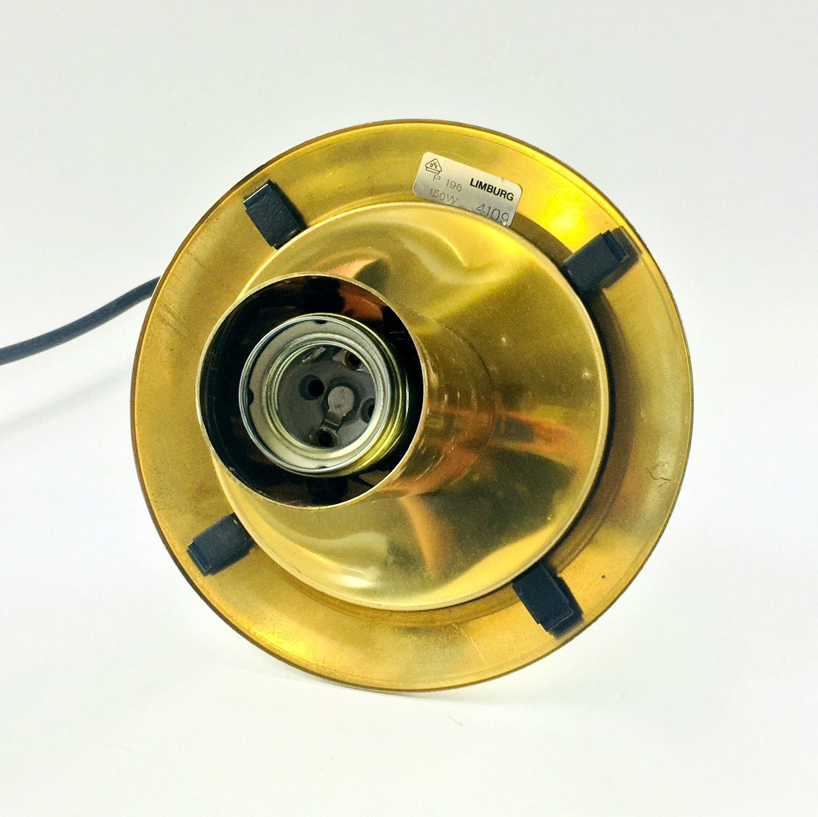 Large Mid Century Smoked Air Bubbled Glass Ball Pendant Light From Limburg, Germany, 1970s photo buy