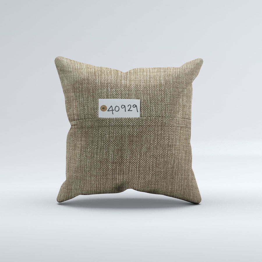 Carpet Cushion Cover, Pillow Case 40x40 Cm Turkish Kilim, Handmade 40929 photo Textiles