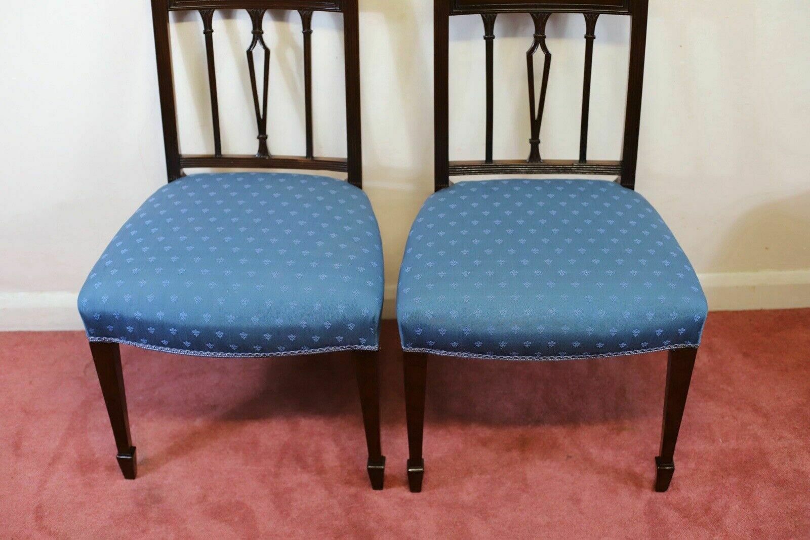 Beautiful Set Of Eight 19th Century Mahogany Dining Chairs photo buy