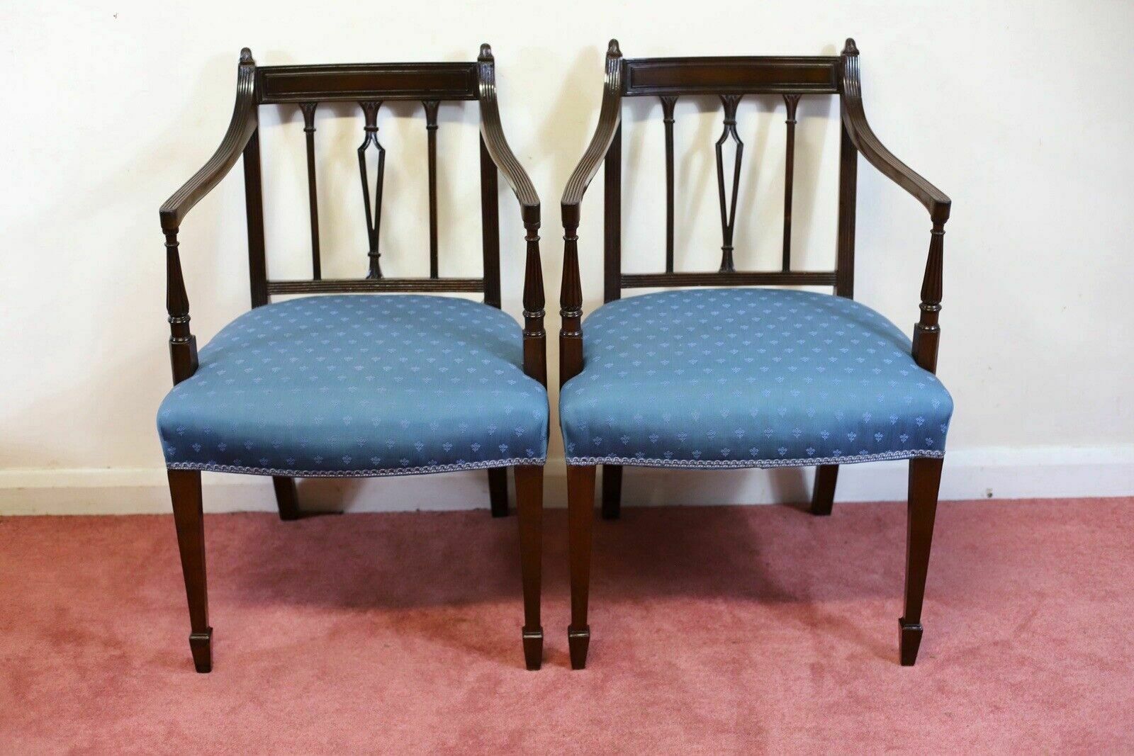 photo buy Beautiful Set Of Eight 19th Century Mahogany Dining Chairs