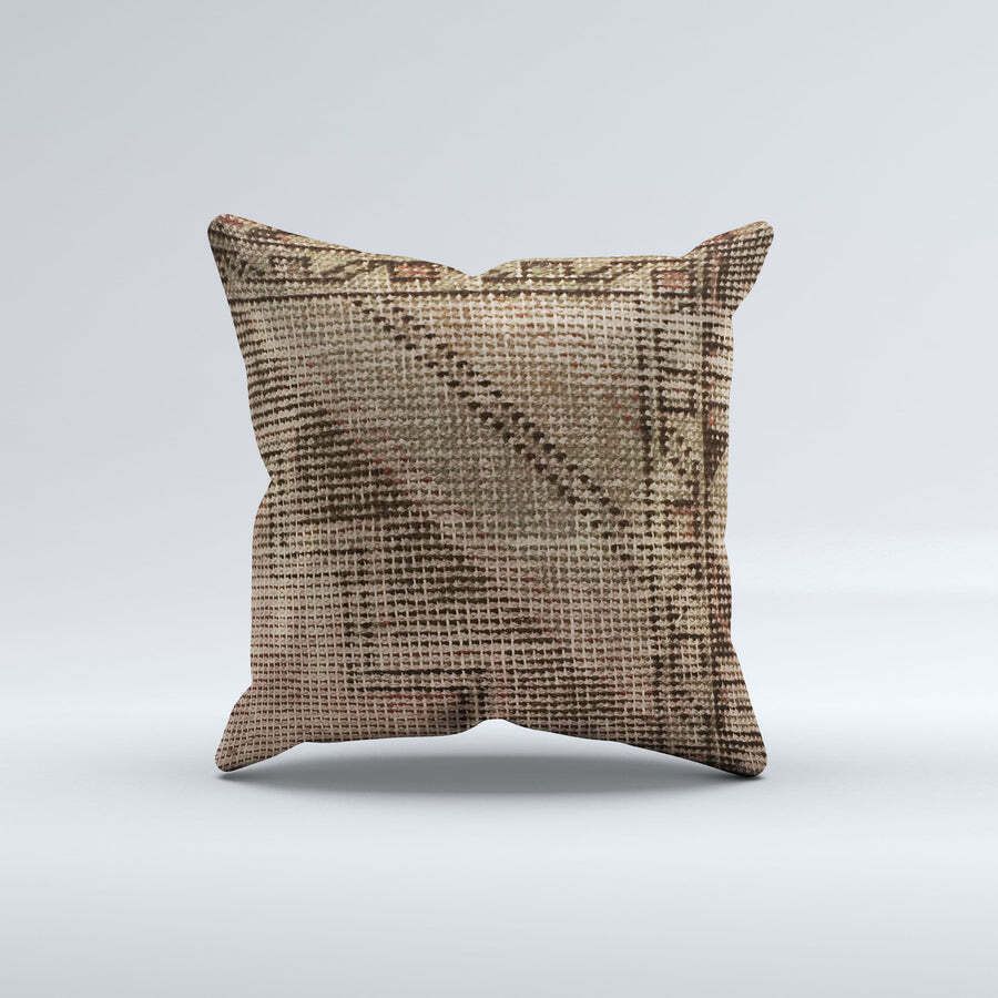 Carpet Cushion Cover, Pillow Case 40x40 Cm Turkish Kilim, Handmade 40924