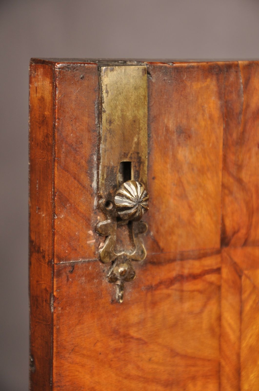 17th Century Olive Wood Oyster Cabinet photo buy