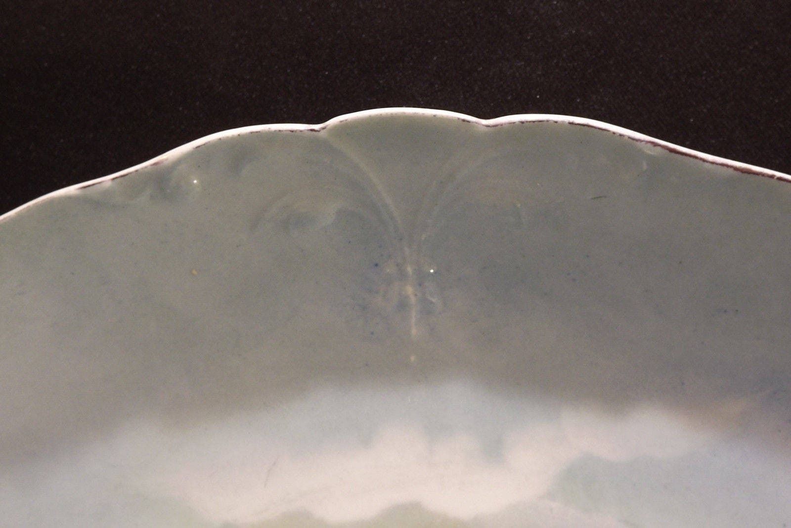 French Antique Large Limoges Porcelain Plate By J Pouyat 1890 1932 Signed Lecram Decorator   Impressionist Sunset Painting   Hand Painted photo 195.0