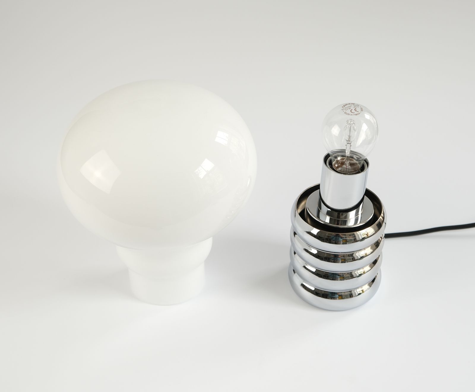 Iconic Early “Bulb” Table Lamp By Ingo Maurer For Design M, Germany 1966 photo vintage