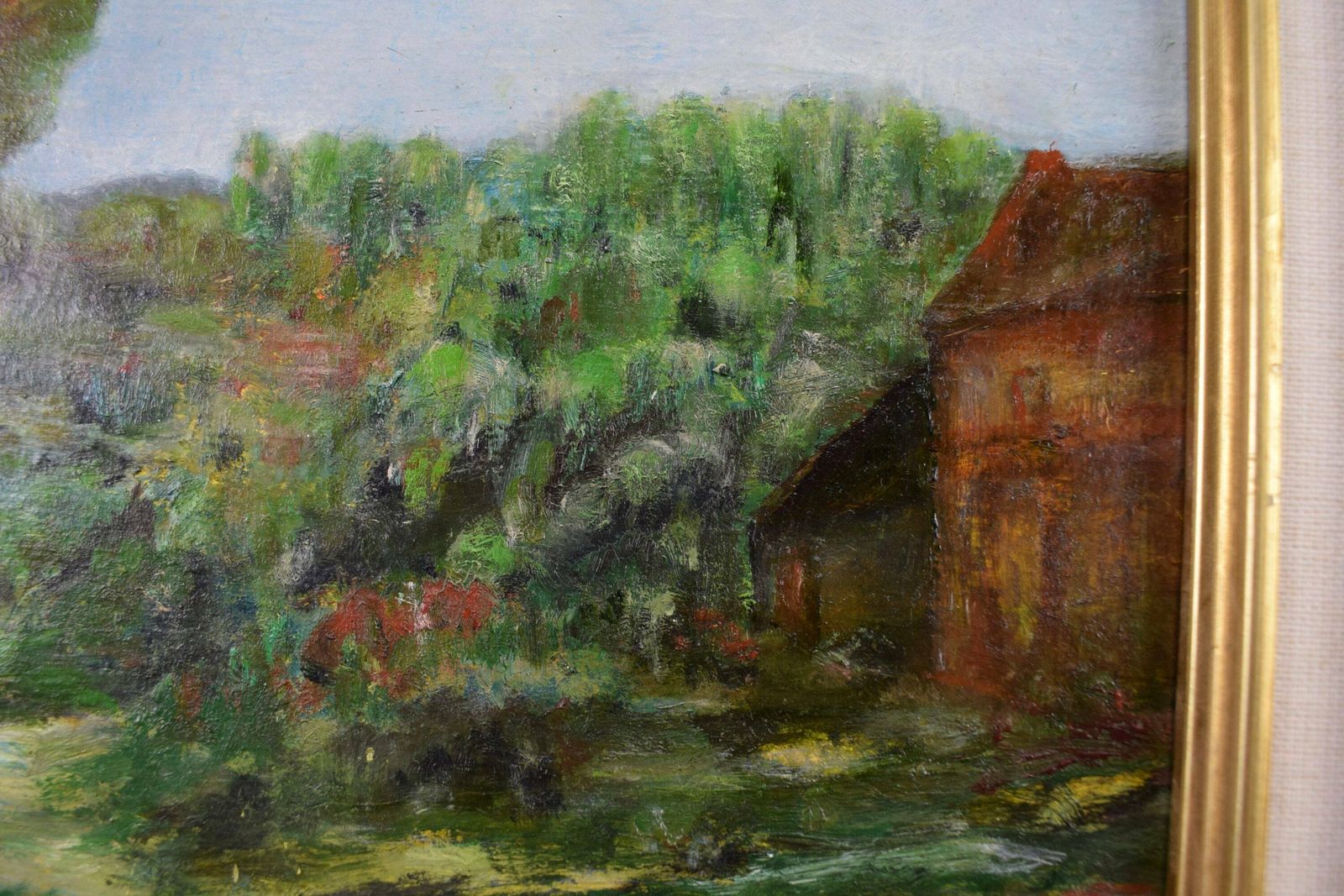 Impressionist Oil Painting French Country photo vinterior