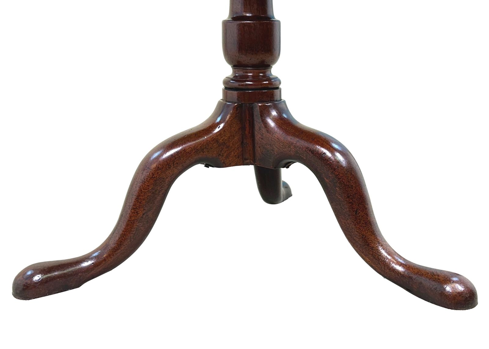 Large Georgian 18th Century Mahogany Tripod Table (England, Circa 1750) photo vinterior
