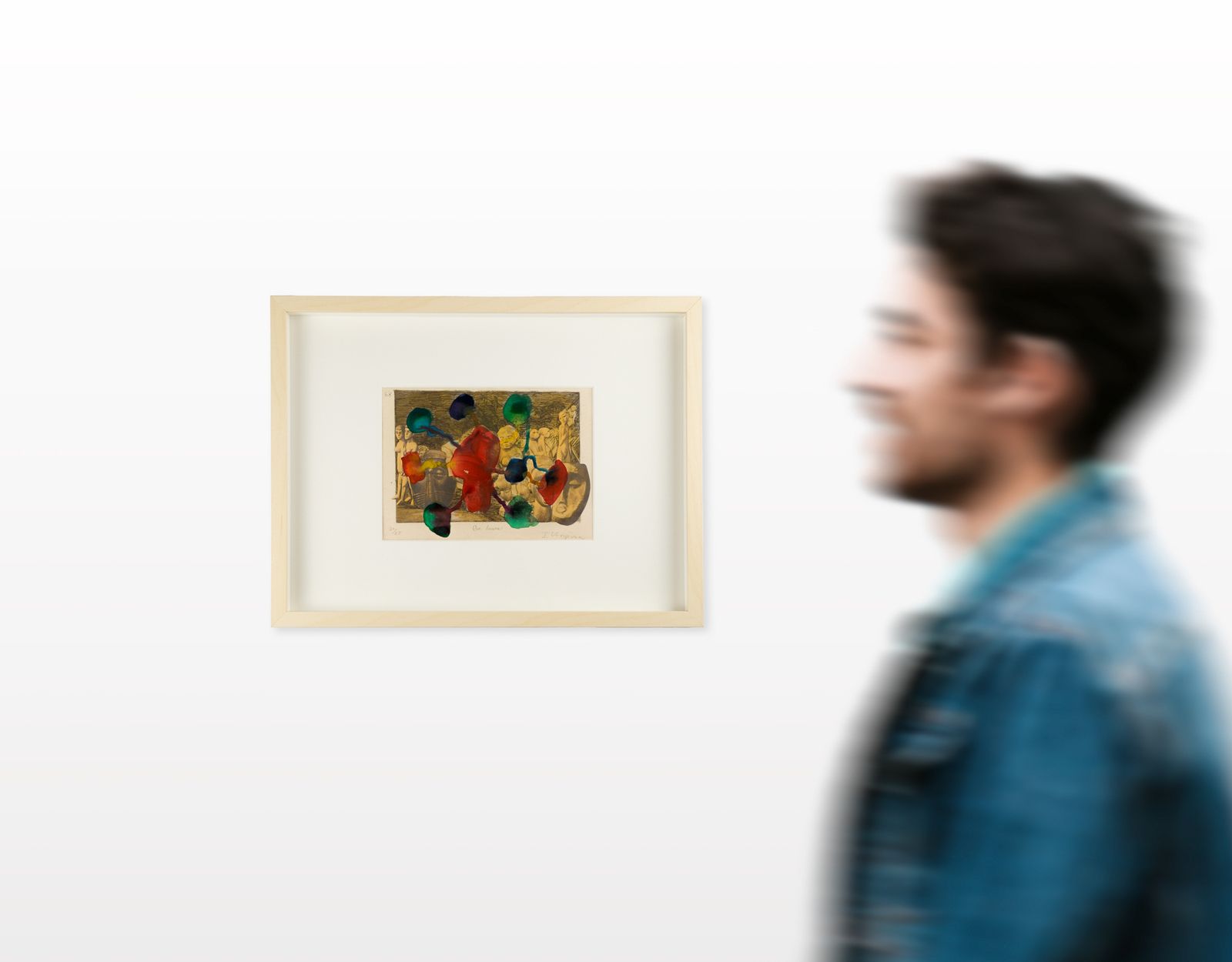 photo vinterior Jake Chapman 'Me Myself And Eye' Unique Hand Painted Signed & Numbered Ap, 2022