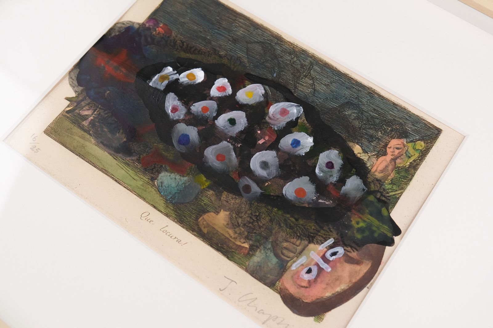 Jake Chapman 'Me Myself And Eye' Unique Hand Painted Signed & Numbered Ap, 2022 photo 2400.0