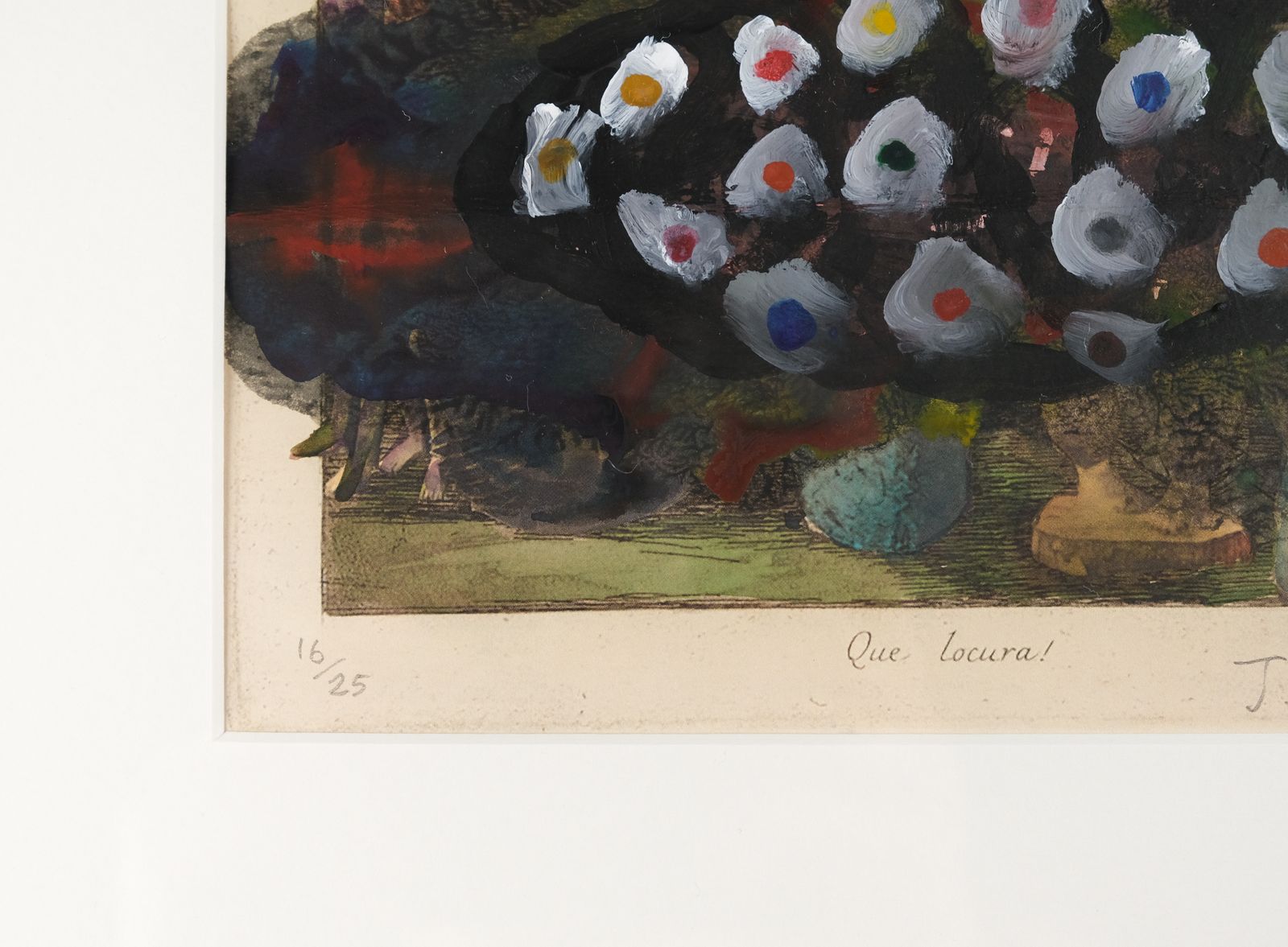 Jake Chapman 'Me Myself And Eye' Unique Hand Painted Signed & Numbered Ap, 2022 photo vintage