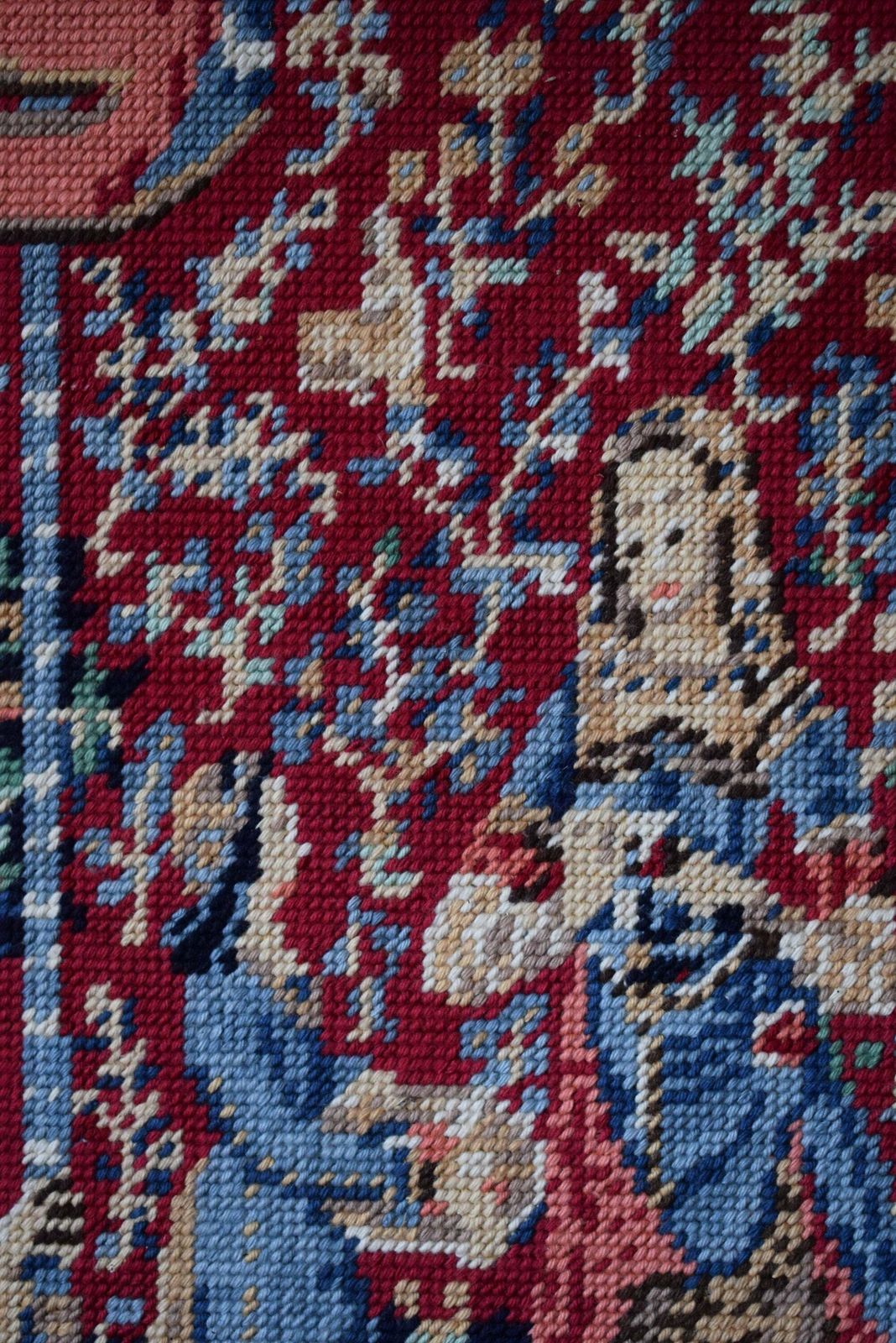 The Lady And The Unicorn Taste Needlepoint Wool Canvas Tapestry Wall Hanging Canvases photo 320.0