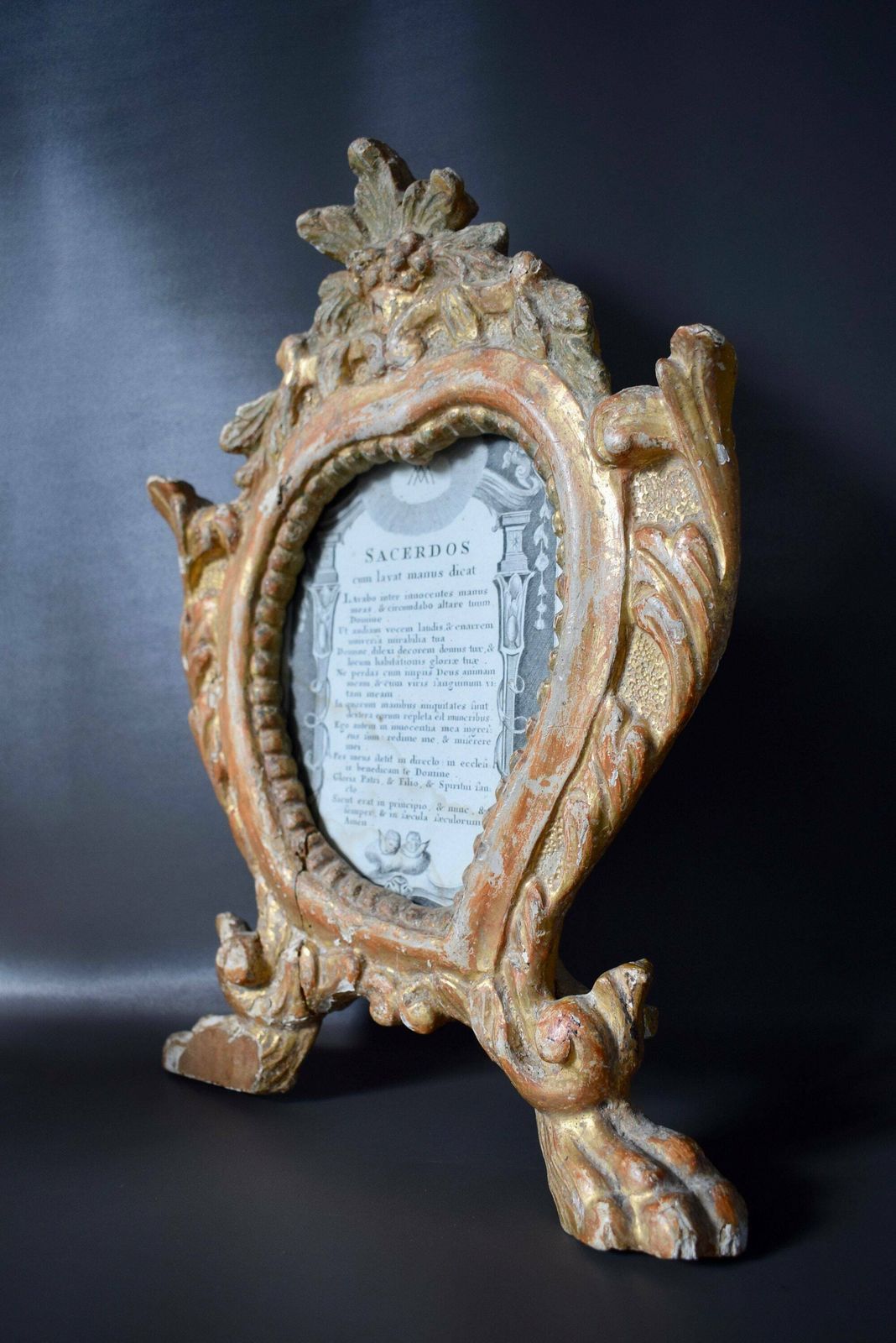 18th Antique French Carved Gilt Wood Photo Frame photo buy