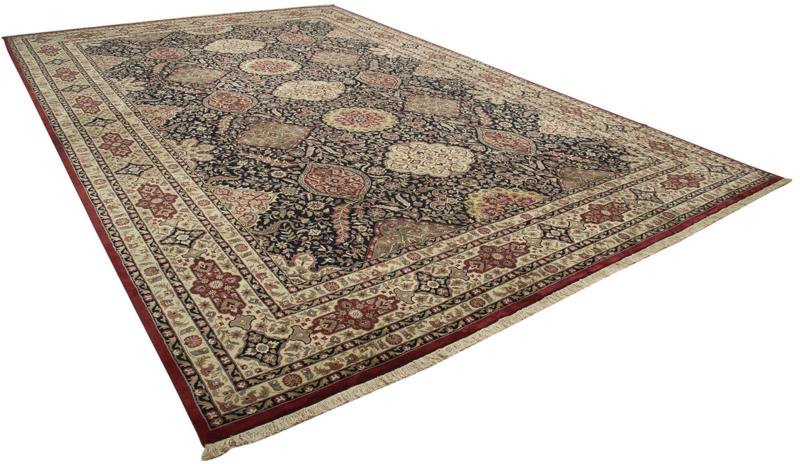 Oriental Handmade 2000s 366 Cm X 548 Cm Large Area Oushak Rug photo furniture