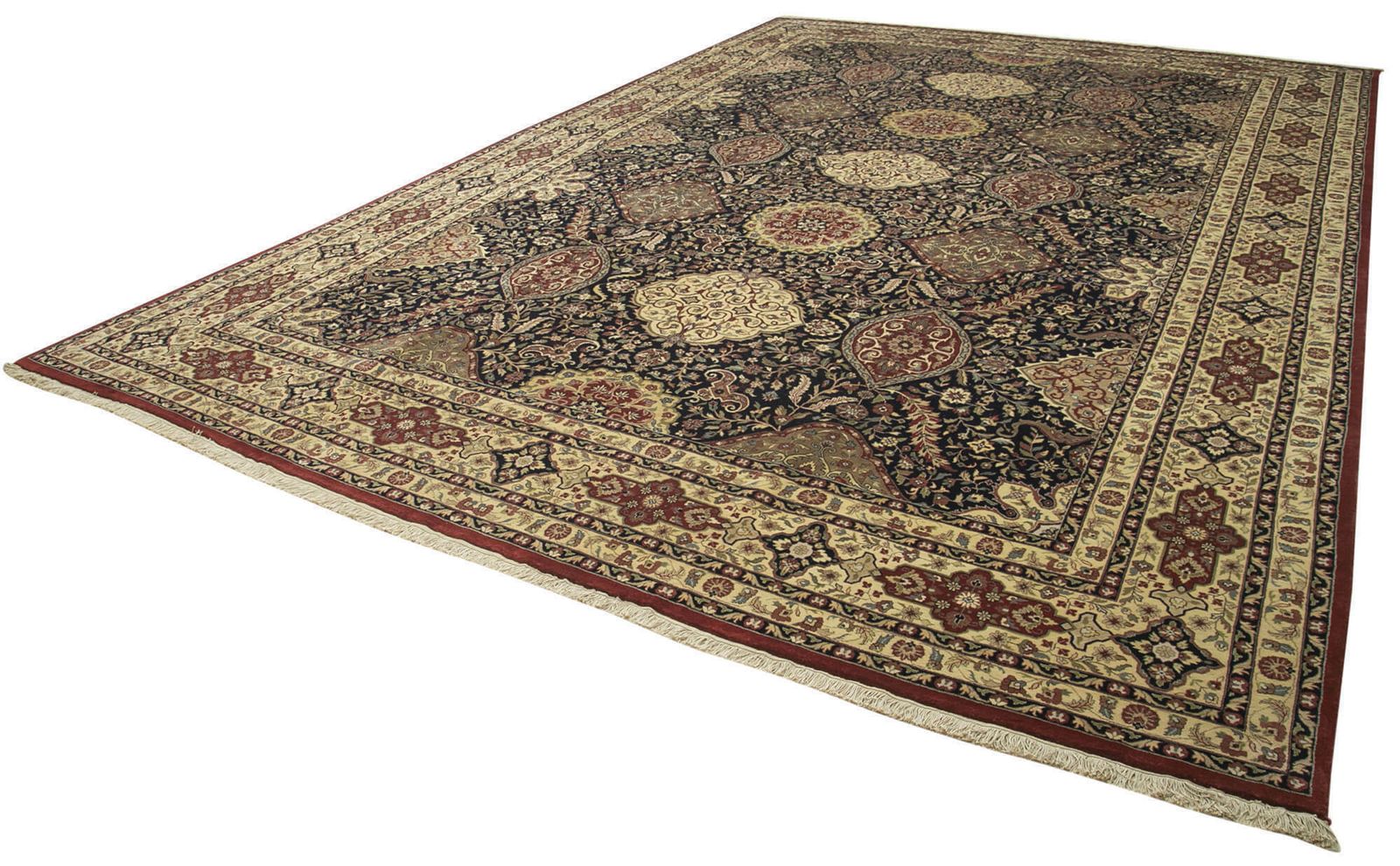 Oriental Handmade 2000s 366 Cm X 548 Cm Large Area Oushak Rug photo for sale
