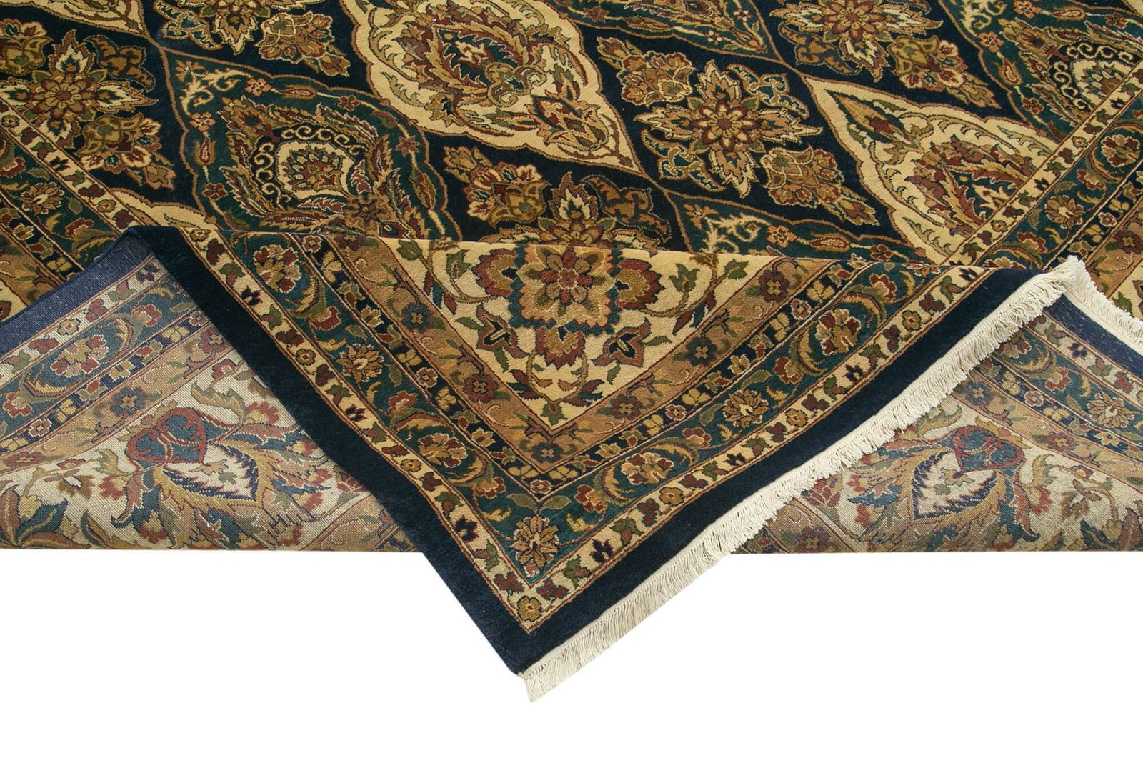 Wool Oriental Design Brown Large Oushak Area Rug   407 Cm X 600 Cm photo vinterior