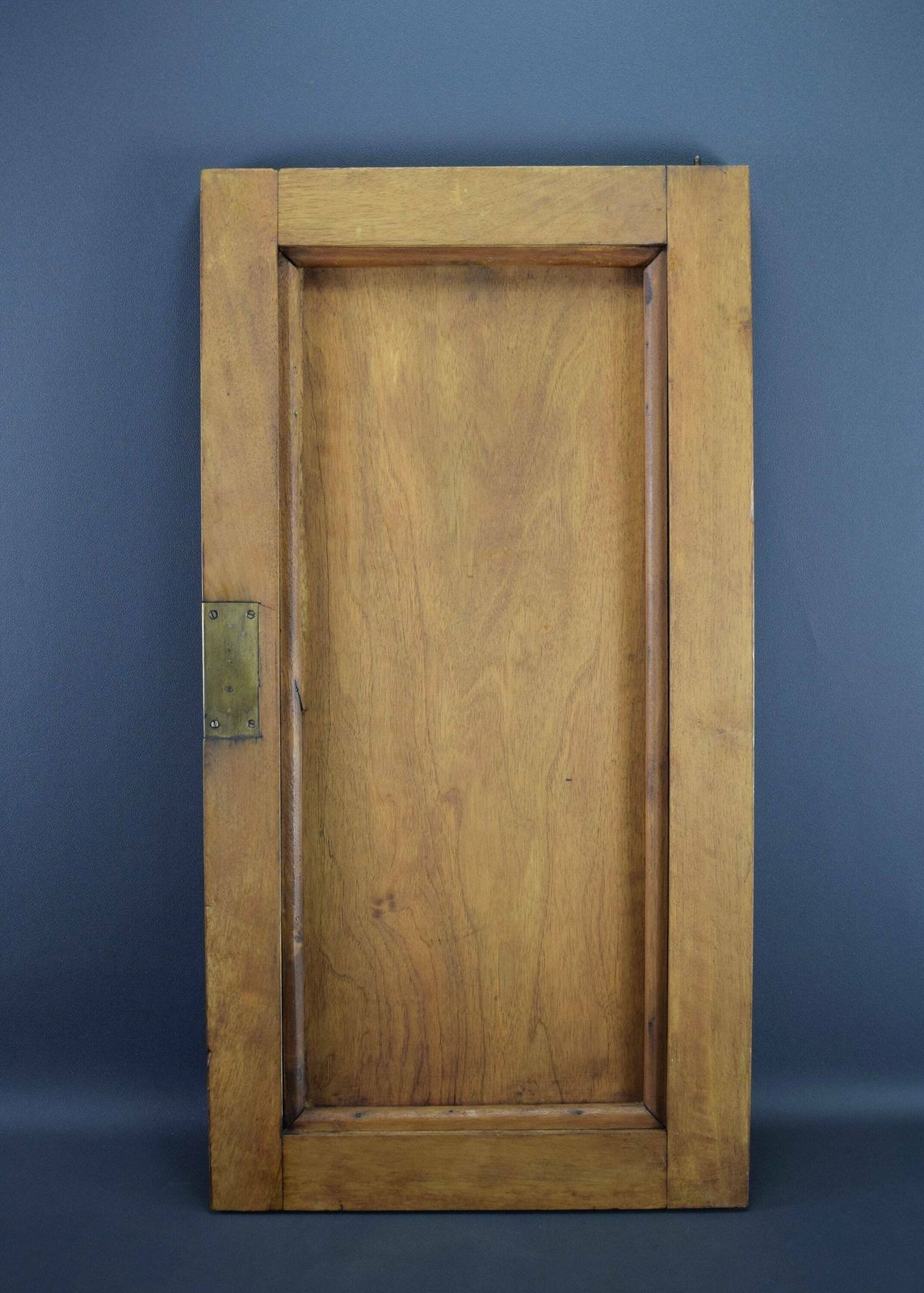 French Antique Architectural Hand Carved Wood Cupboard Door photo vinterior