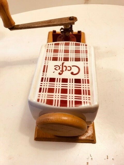 An Attractive Mid C20 Wall Mounted Coffee Grinder photo vinterior