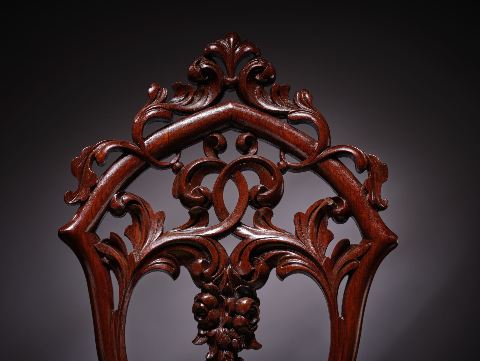 Stunning Ornately Hand Carved Walnut & Mahogany’pistachio Velvet Upholstered Ladies ‘Knicker’ Chair, England Circa 1900’s photo vinterior