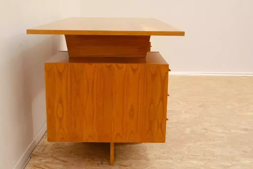 Fully Renovated Czechoslovak Huge Writing Desk, 1970´S, Central Europe photo Furniture