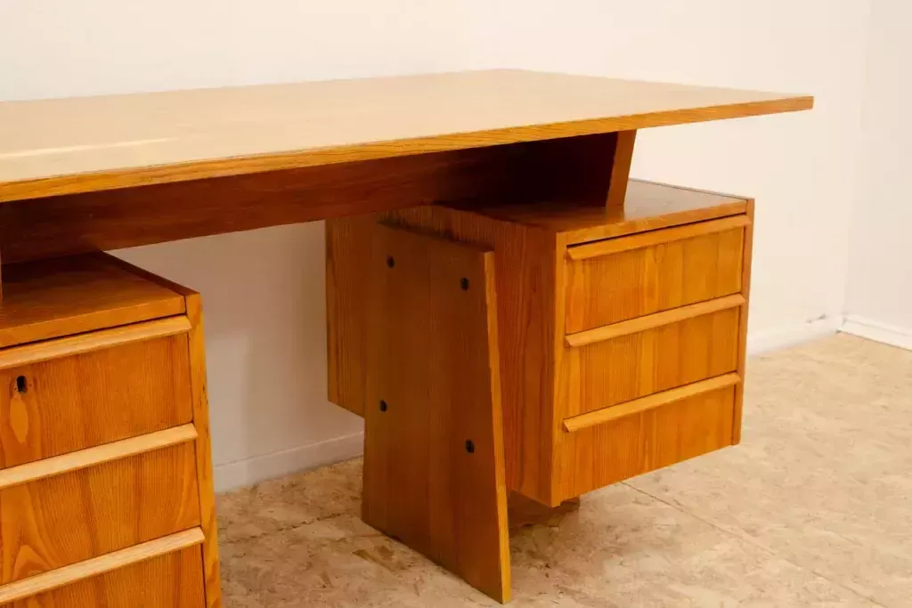 Fully Renovated Czechoslovak Huge Writing Desk, 1970´S, Central Europe photo buy