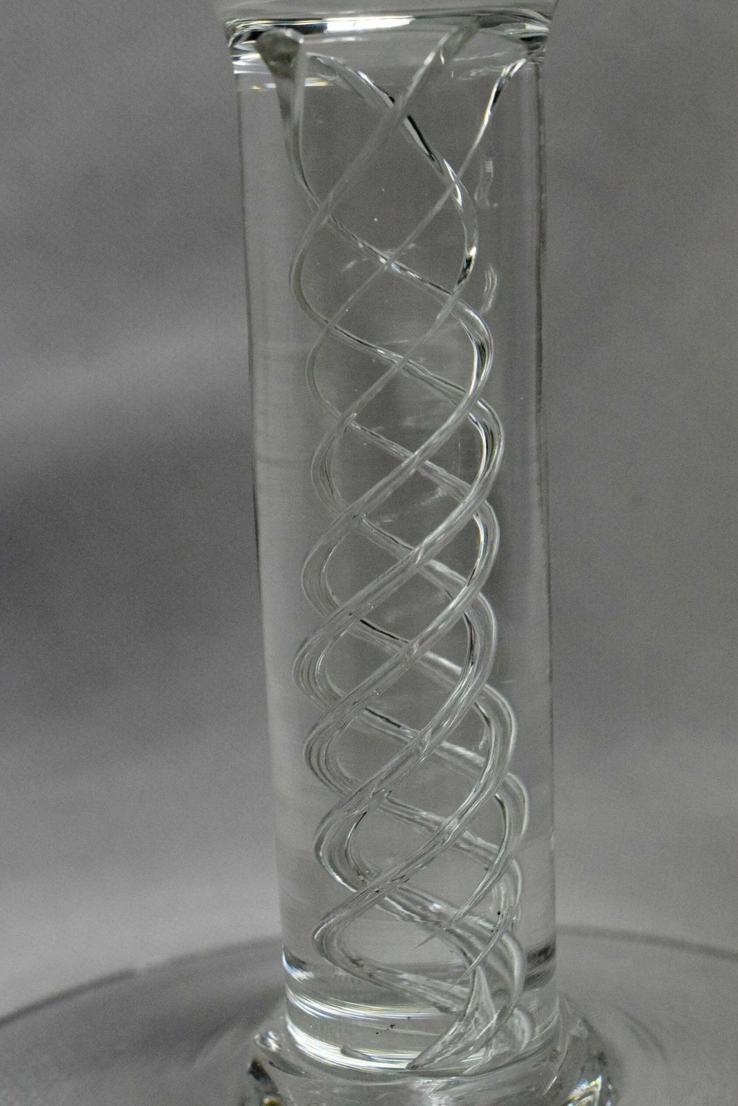 Rare Antique French 18th Century Twist Crystal Bowl Candy Dish photo furniture