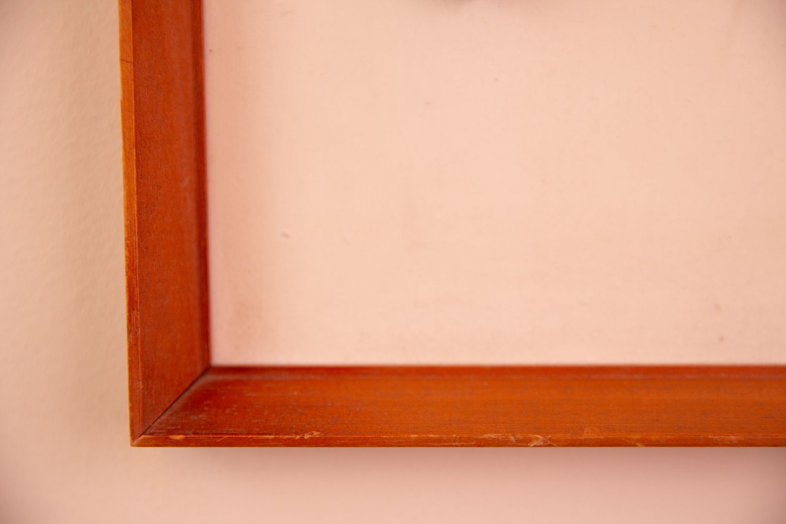 Art 1960s Painted Ceramic Antelope Wall Decor On Textured Board In Teak Frame photo