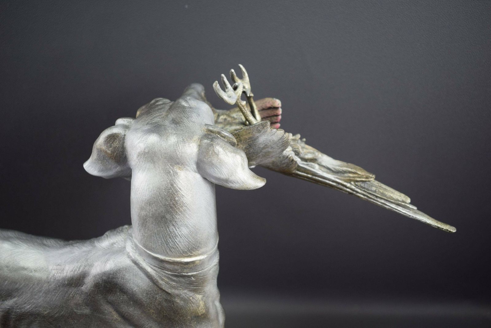 photo for sale C.Masson Large Sculpture Hunting Dog French