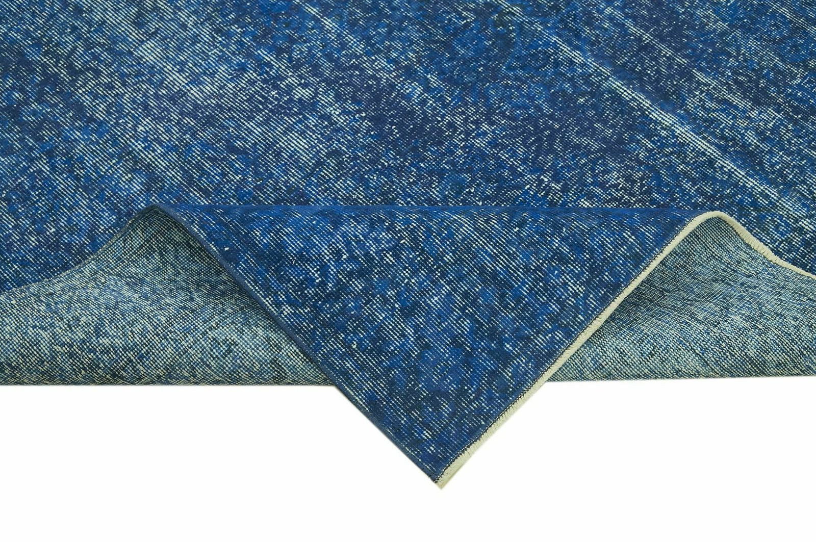 7x10 Blue Overdyed Rug, Oriental photo vinterior