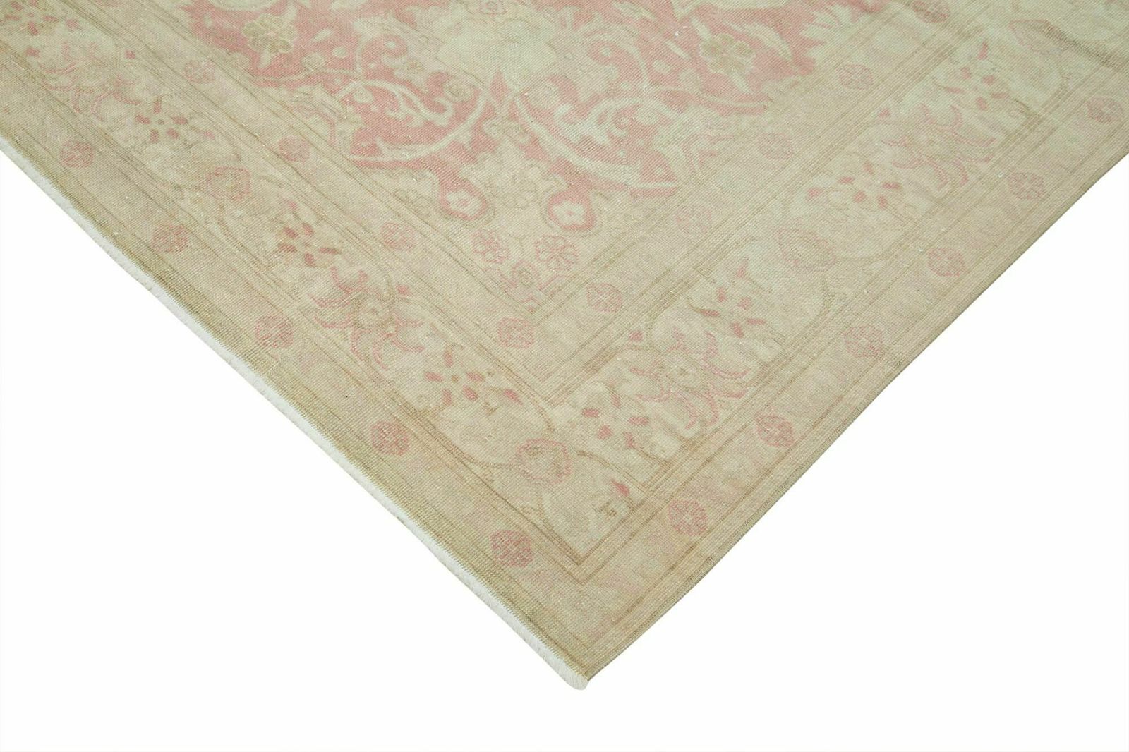 8x12 Beige Vintage Rug   38028 photo Textiles
