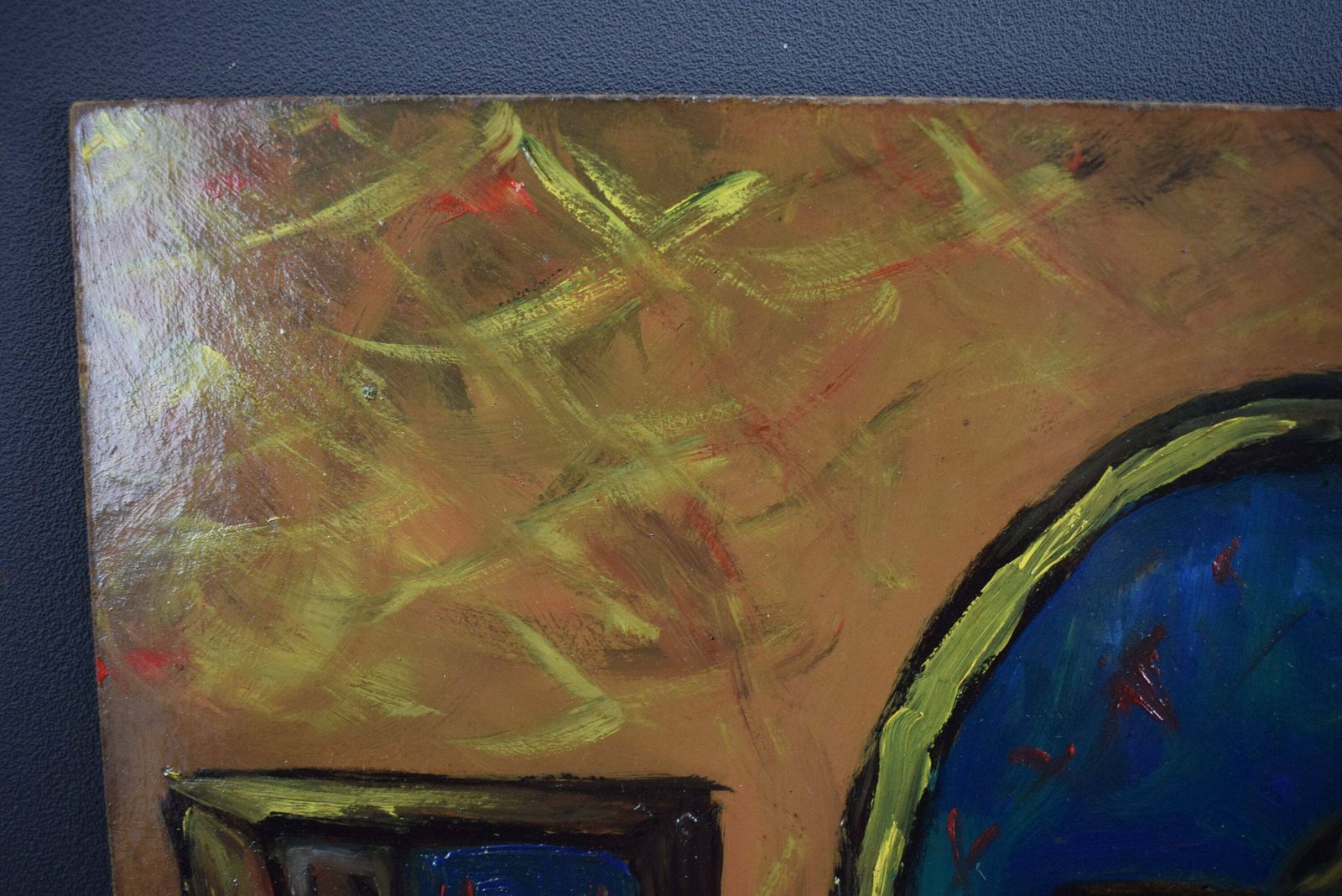 French Oil Painting On Board, Nude Woman photo 426.0