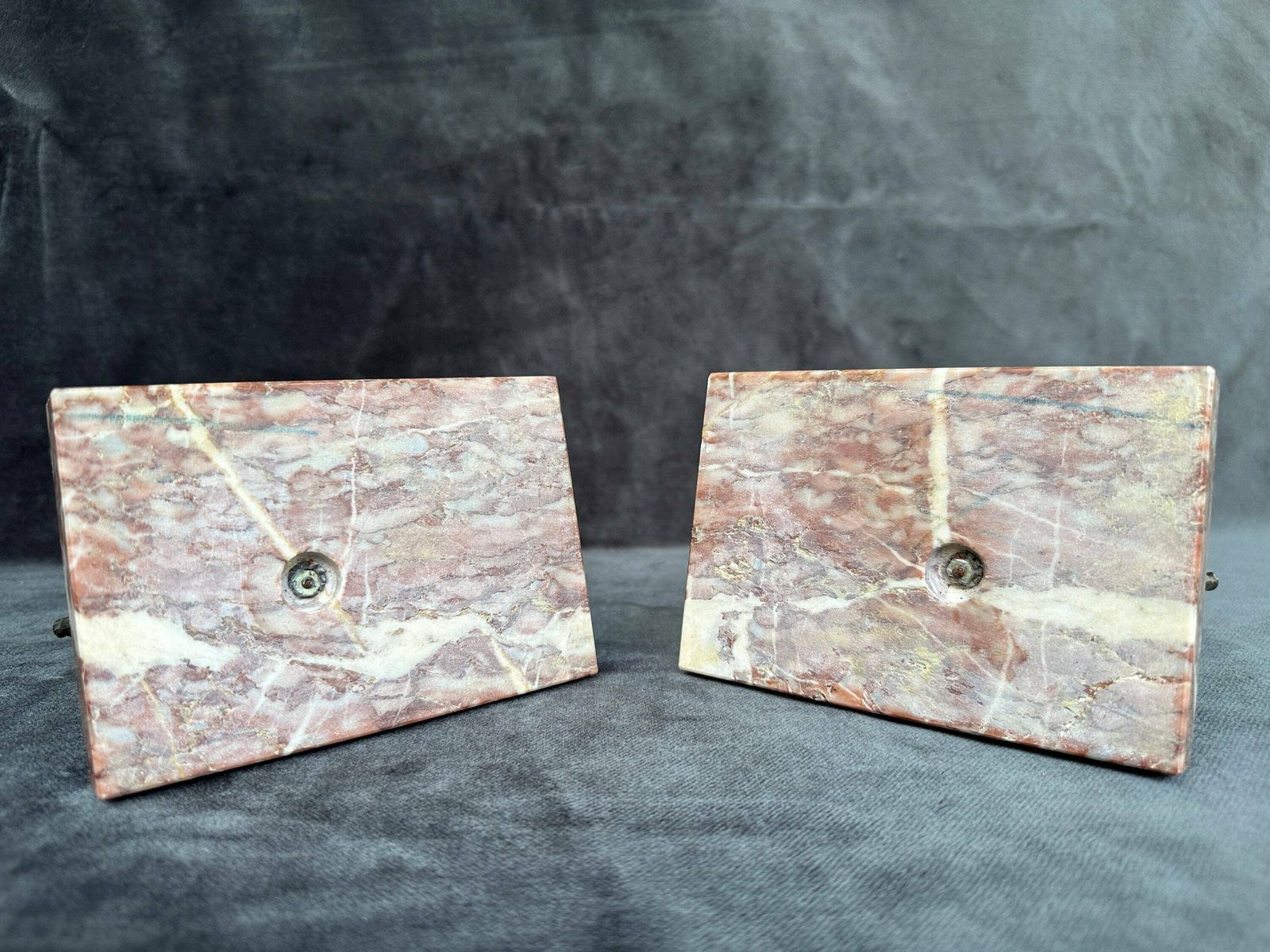 photo for sale Vintage French Art Deco Pair Of Bookends Bambi Fawn Deer Statue Vera