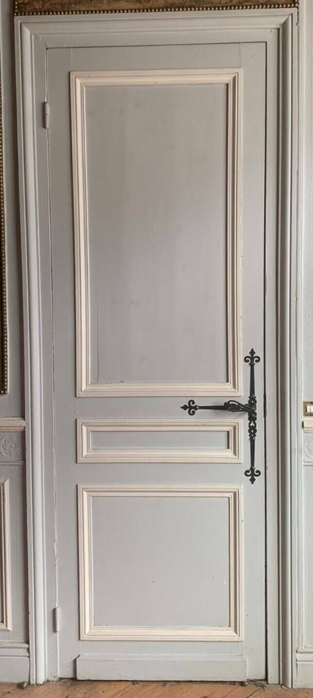 Double Sided Passage Door In 20th Century Patinated Fir photo vintage